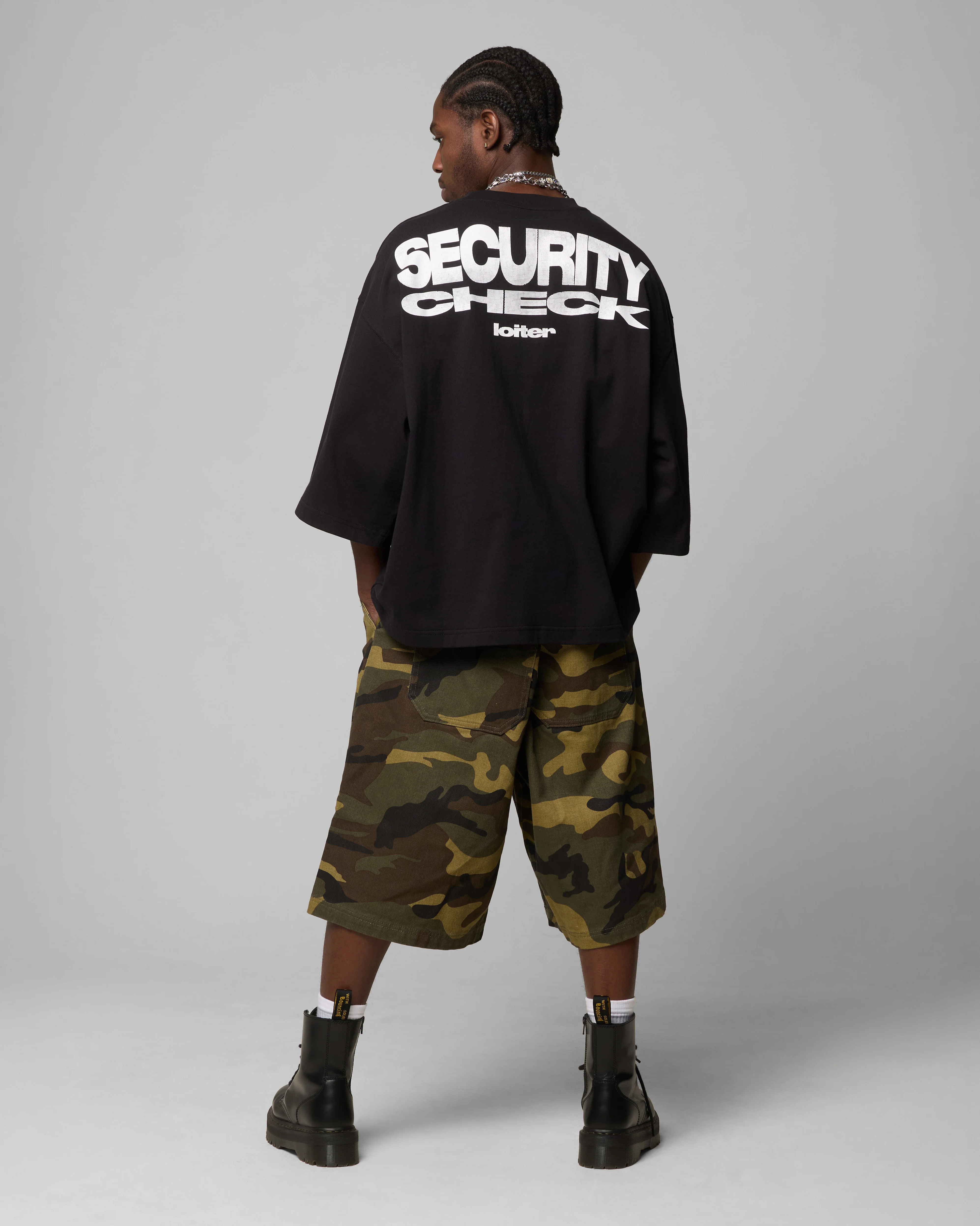Security Check Box T-Shirt Black - Image 4