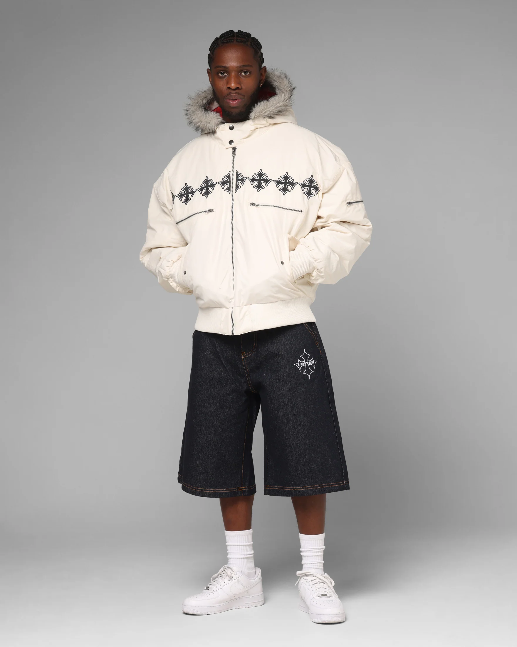 Loiter Siberia Jacket Off White - Image 3