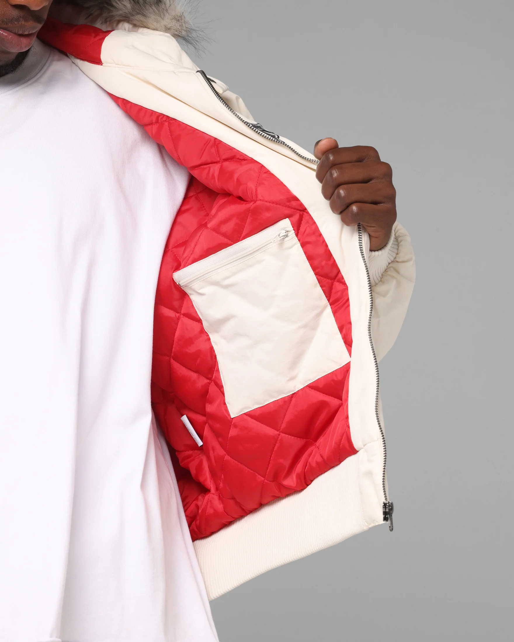 Loiter Siberia Jacket Off White - Image 9