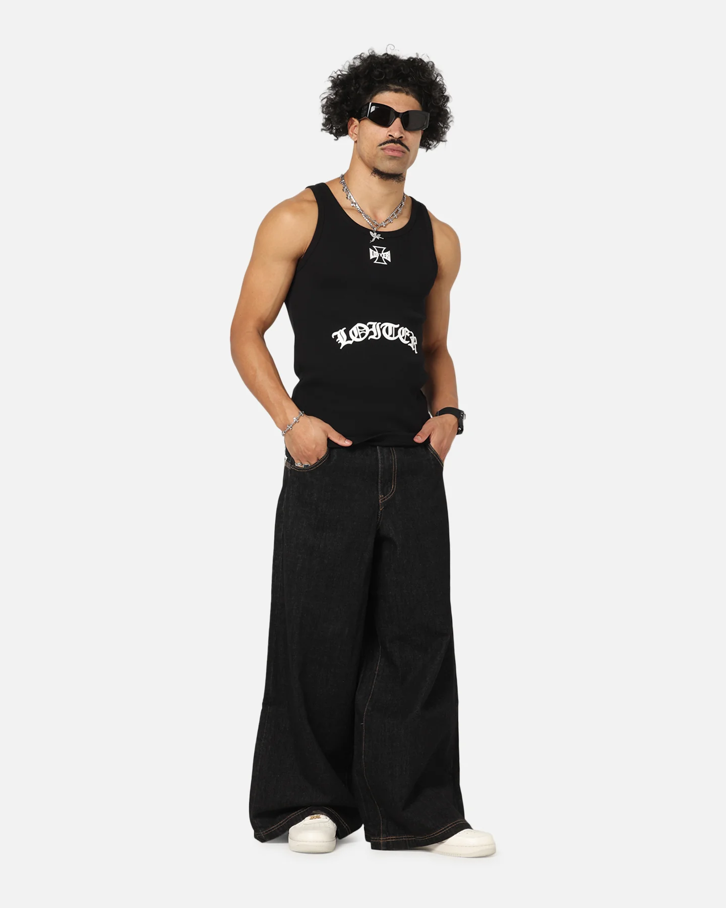 Loiter Skate Jeans Black - Image 2