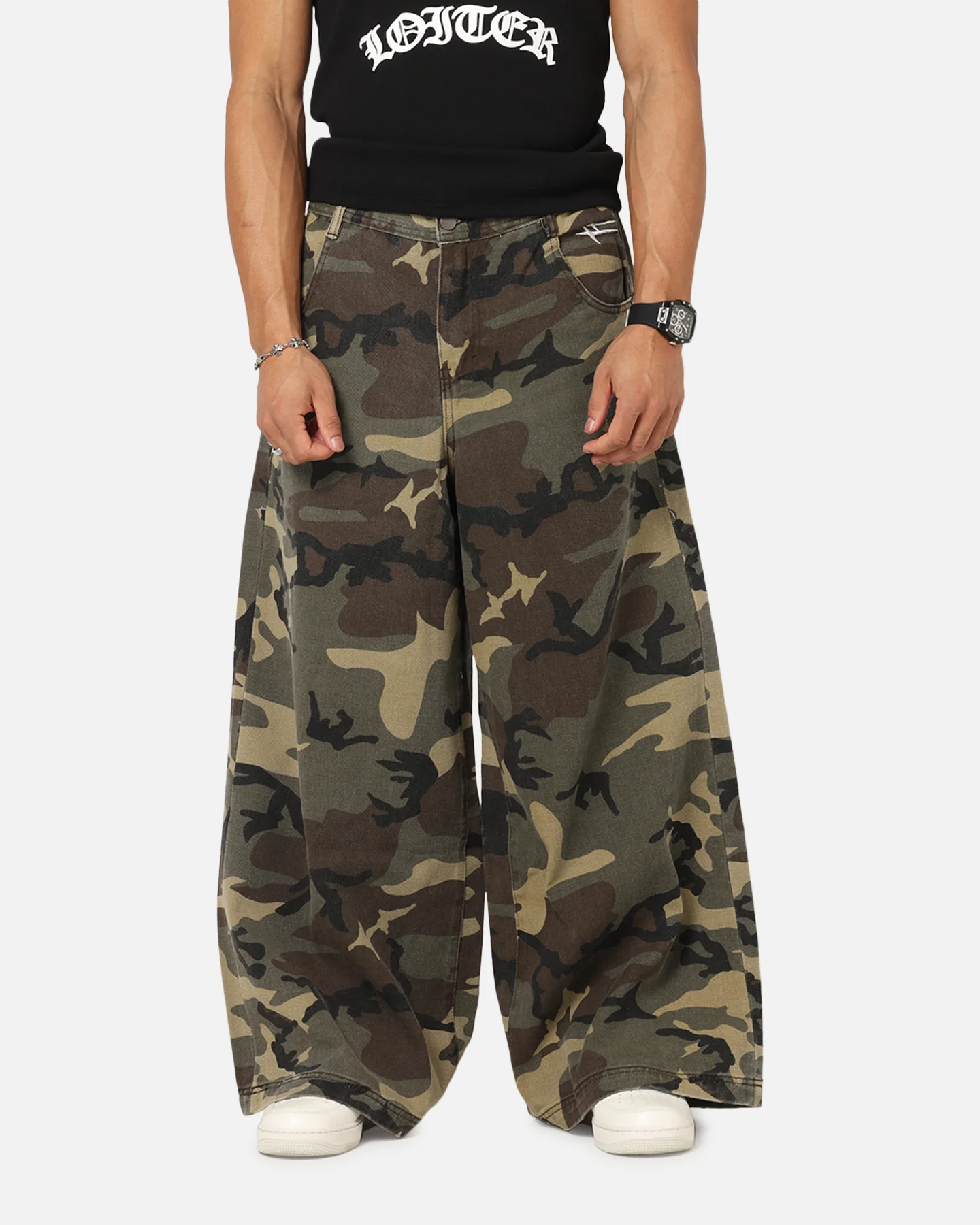 Loiter Skate Jeans Woodland Camo