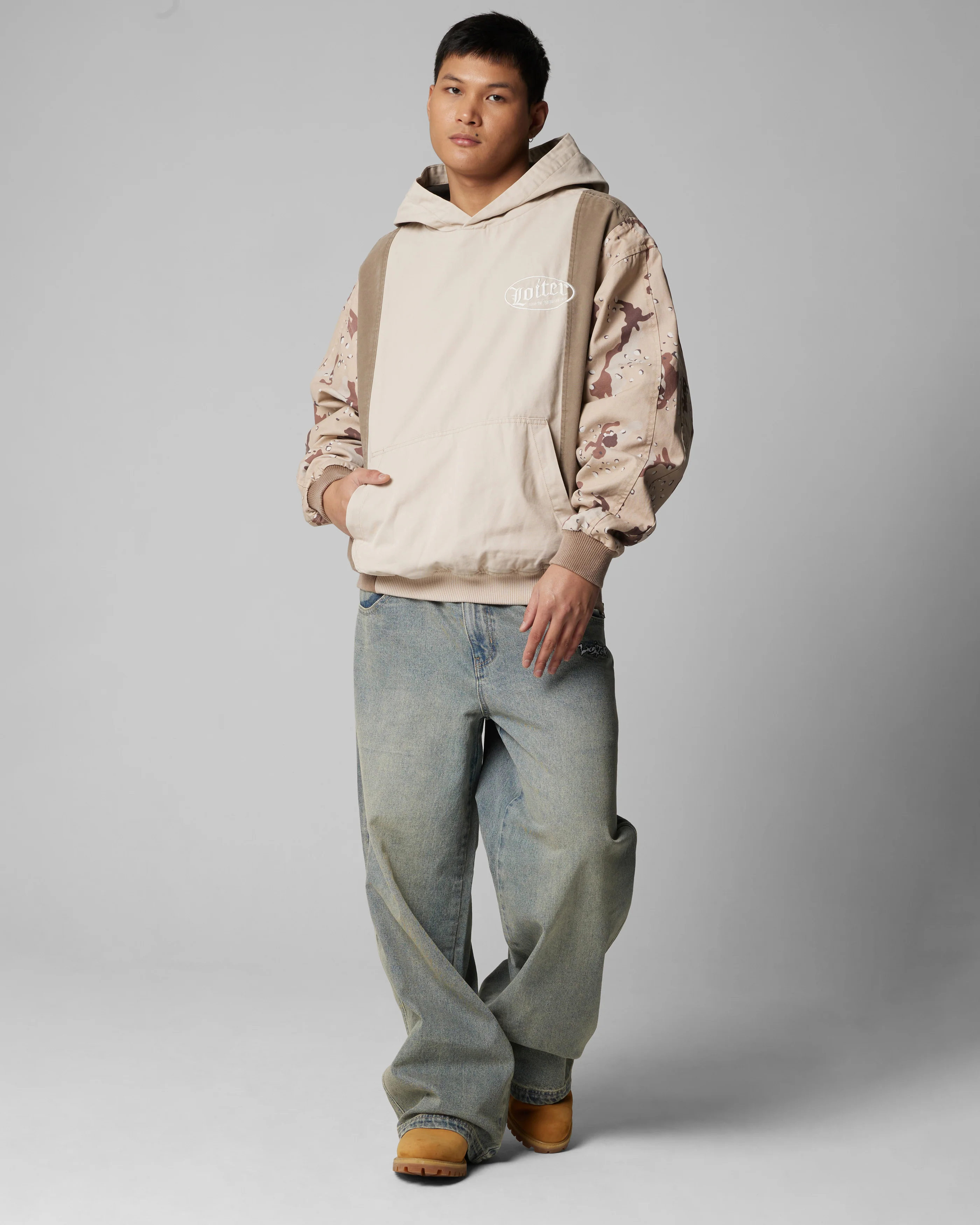 Loiter Splinter Hoodie Desert Camo - Image 4