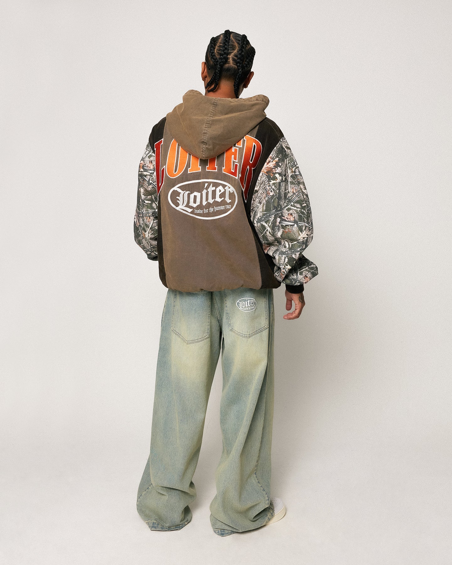 Loiter Splinter Hoodie Khaki/Camo - Image 4