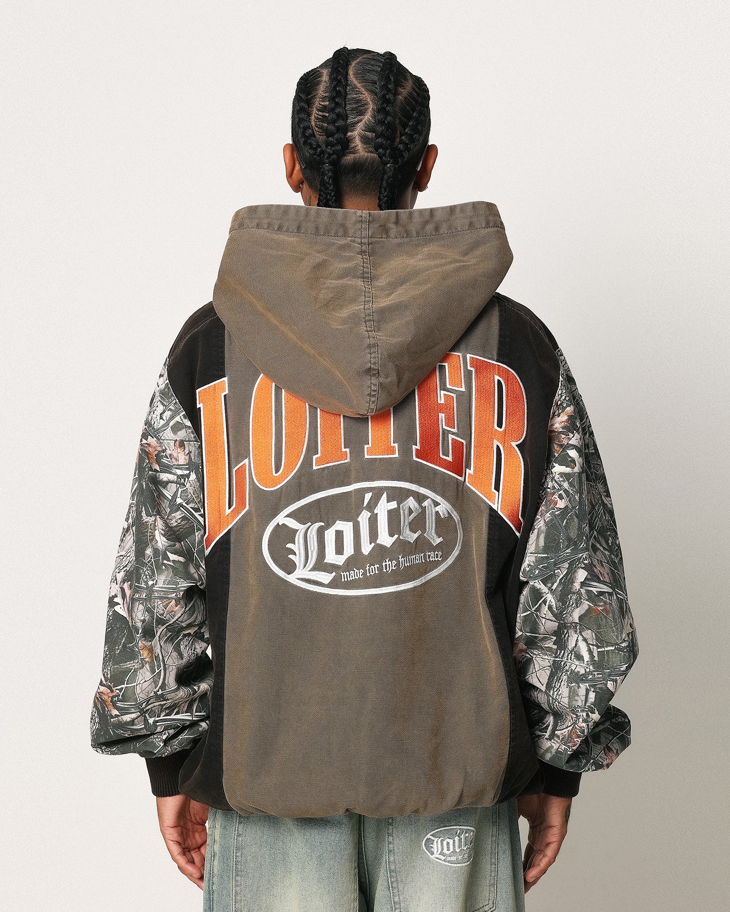 Loiter Splinter Hoodie Khaki/Camo - Image 7