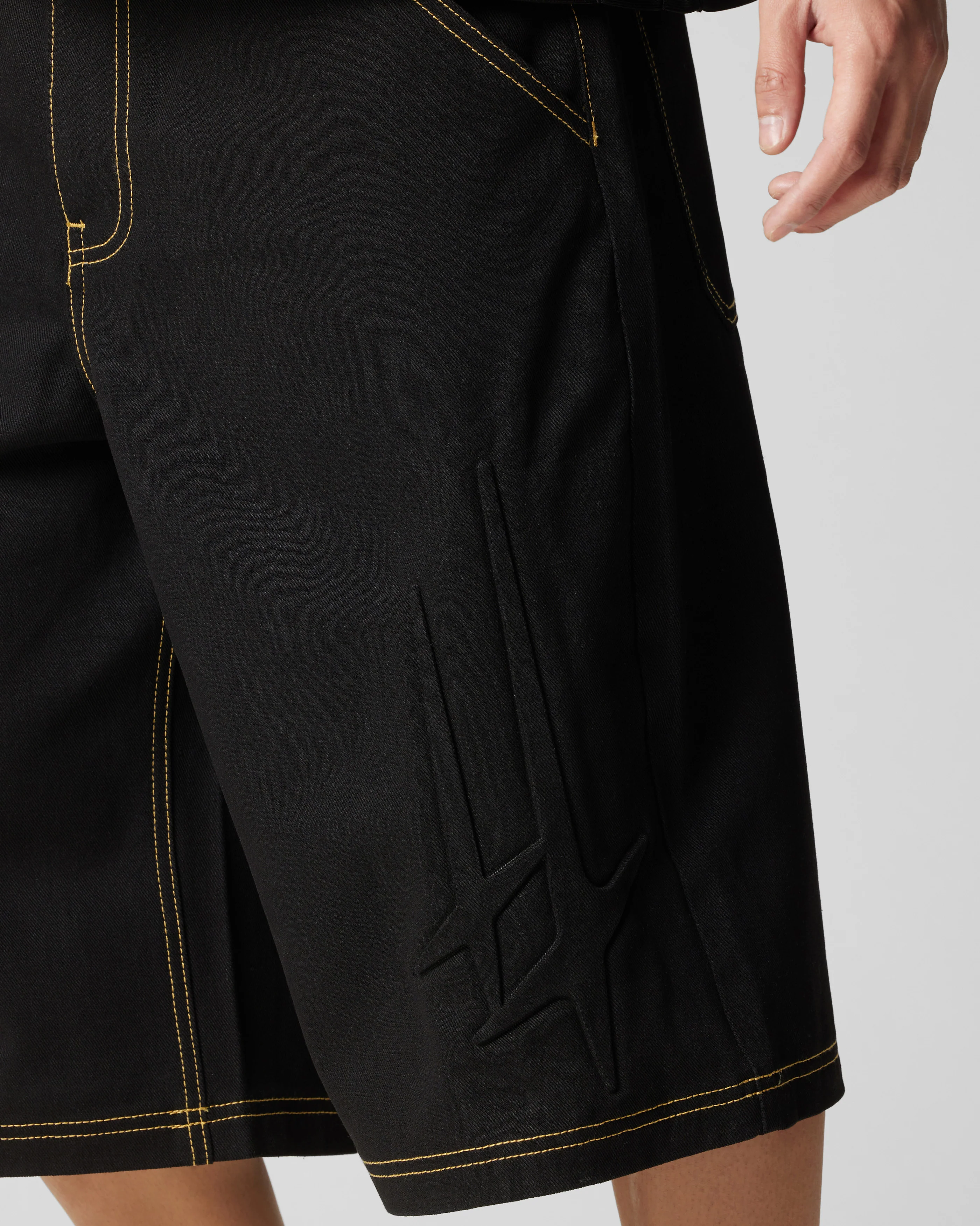 Loiter Star Child Jorts Black - Image 3