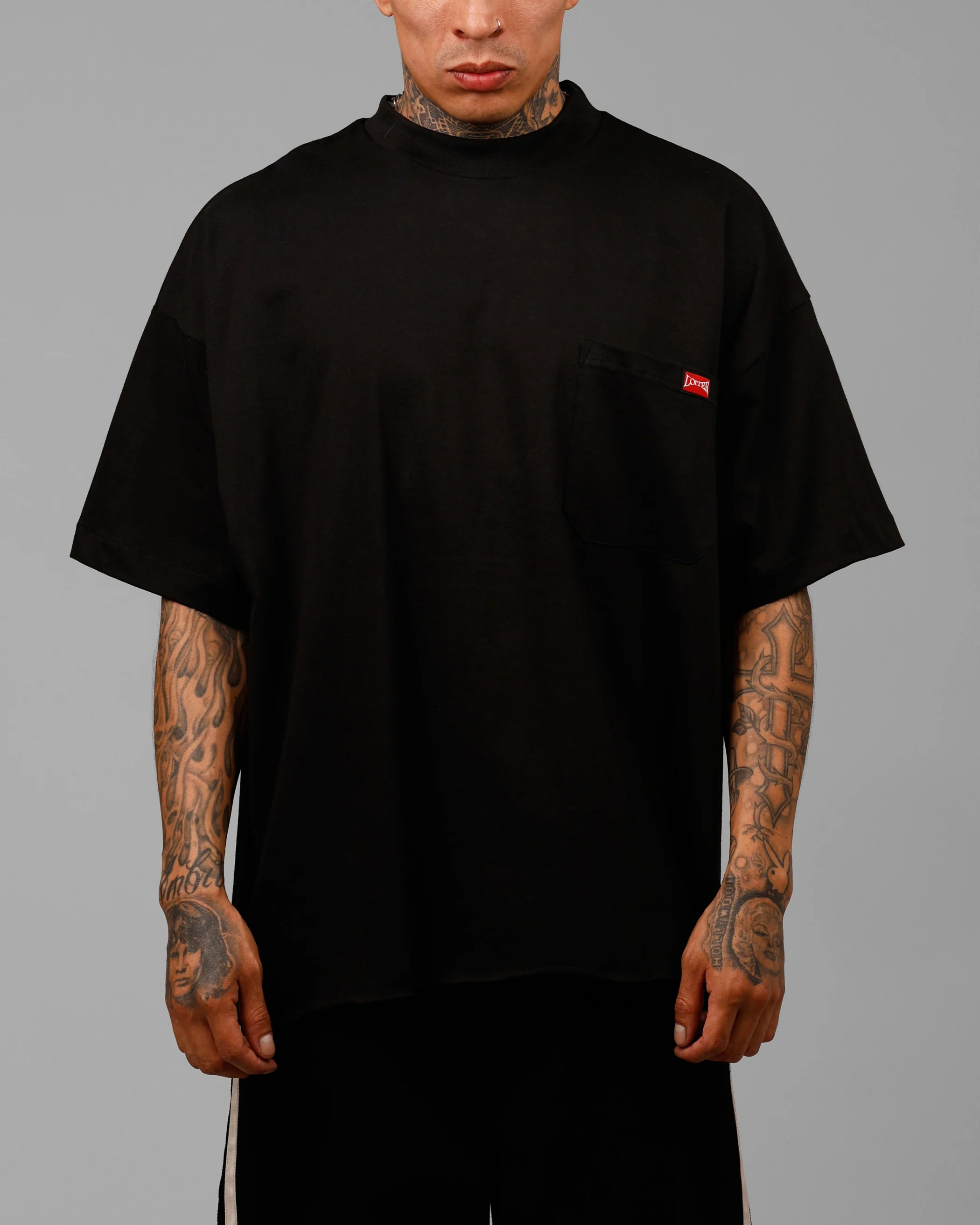 Star Child Pocket T-Shirt Black - Image 2