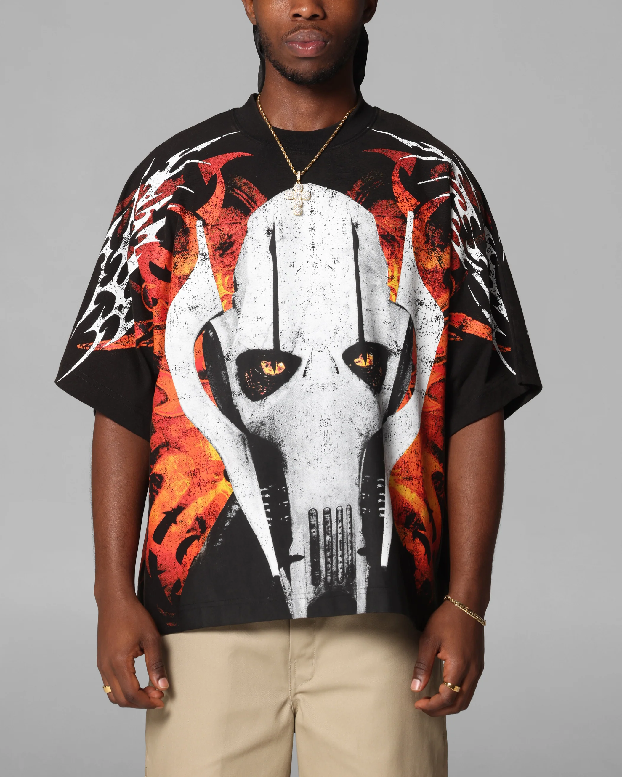 Star Wars Grievous Vintage T-Shirt Black/Red