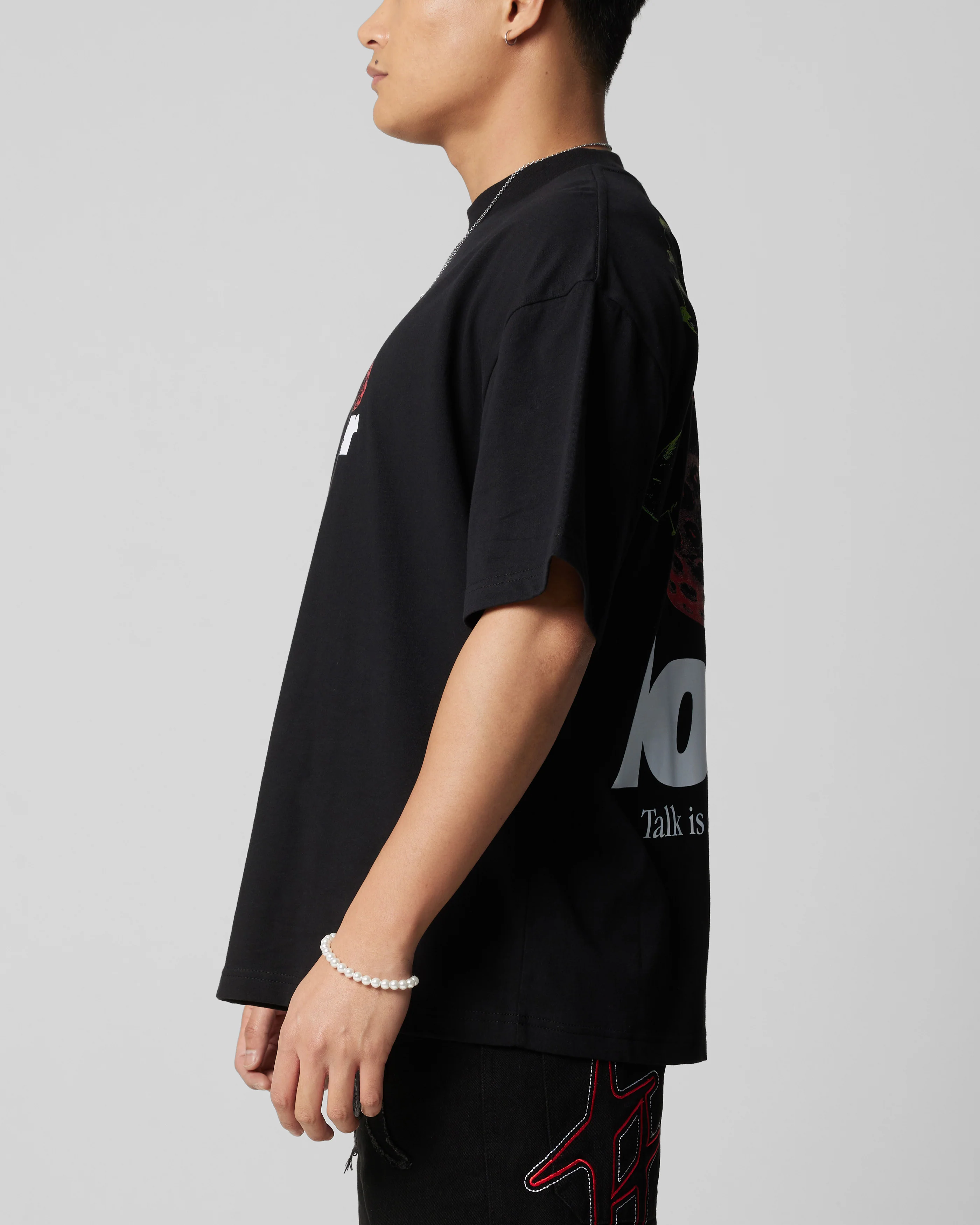 Strawberry T-Shirt Black - Image 5