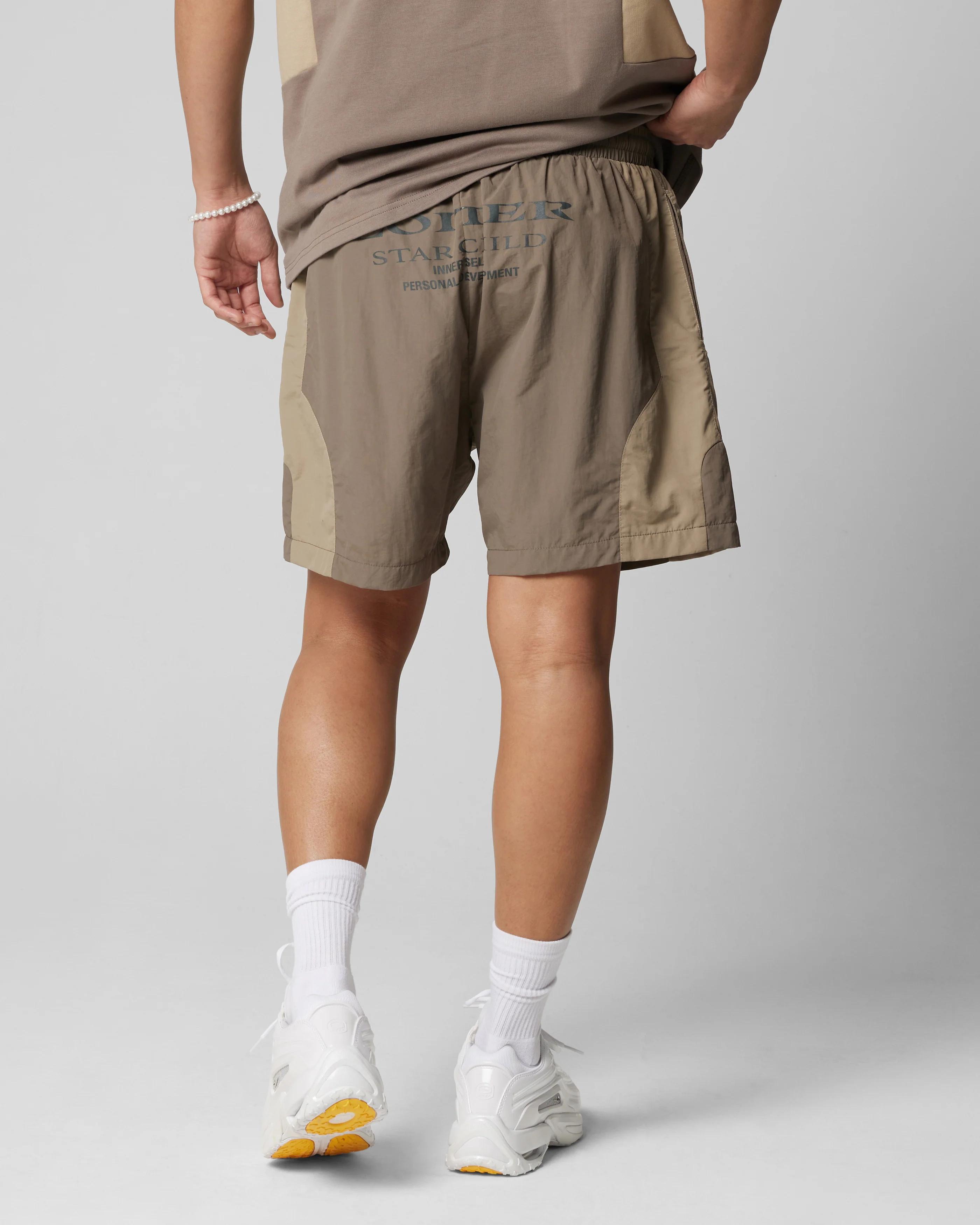 Subculture Panel Shorts Brown - Image 9