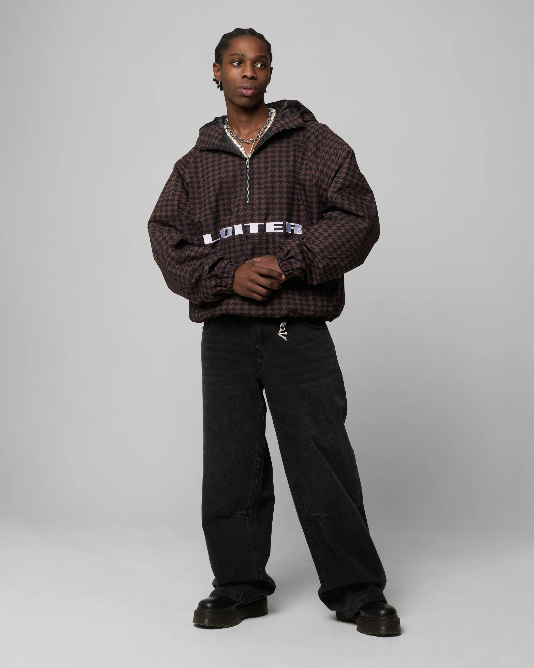 Loiter Tailgate Jacket Brown/Black - Image 3