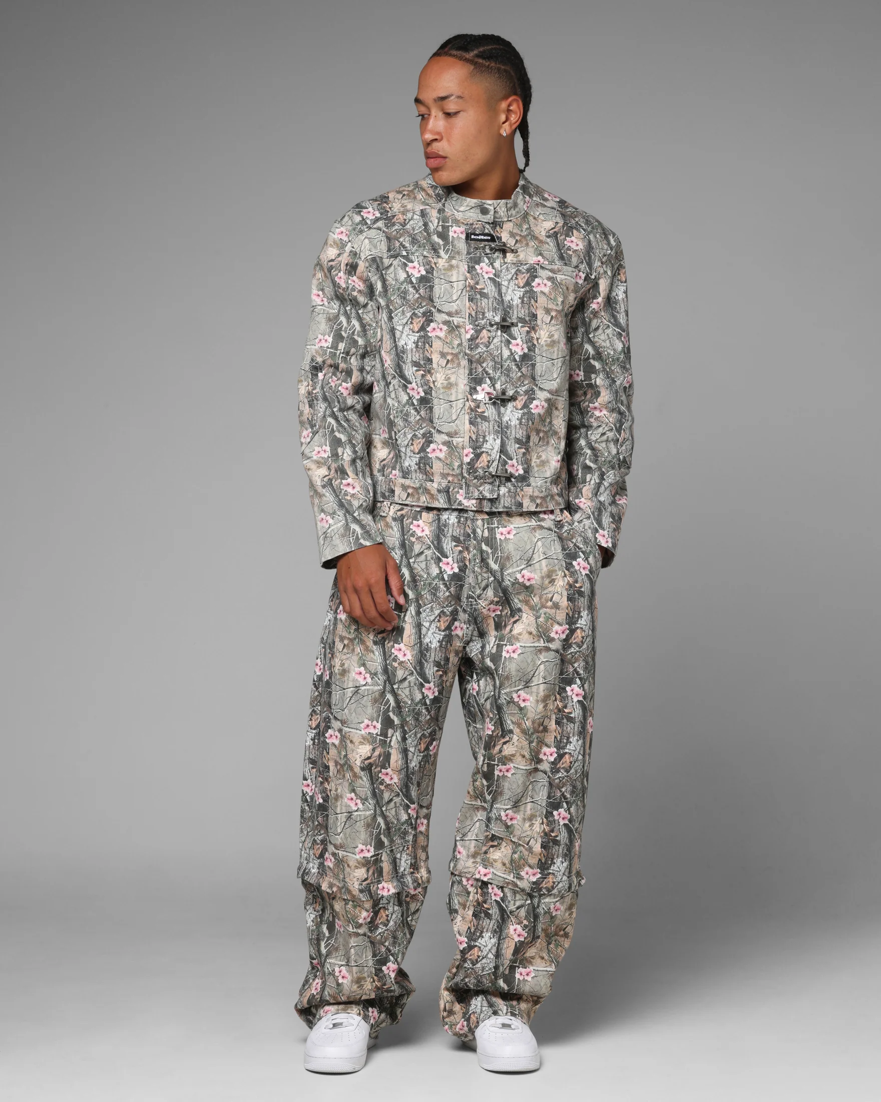 Loiter Thrasher Jacket Pink Tree Camo - Image 2