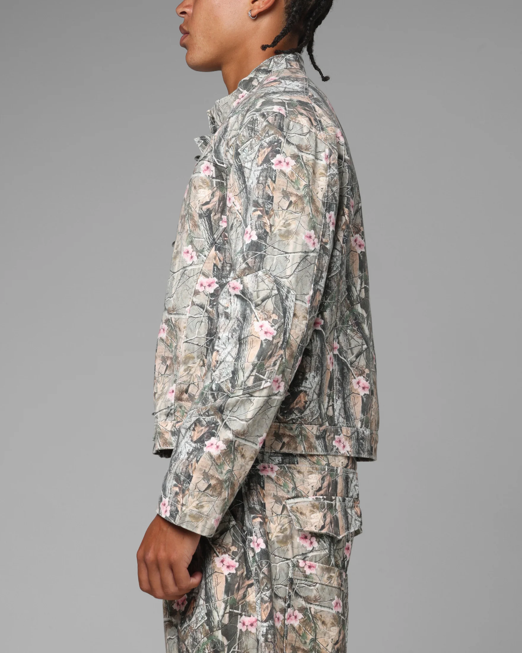 Loiter Thrasher Jacket Pink Tree Camo - Image 5
