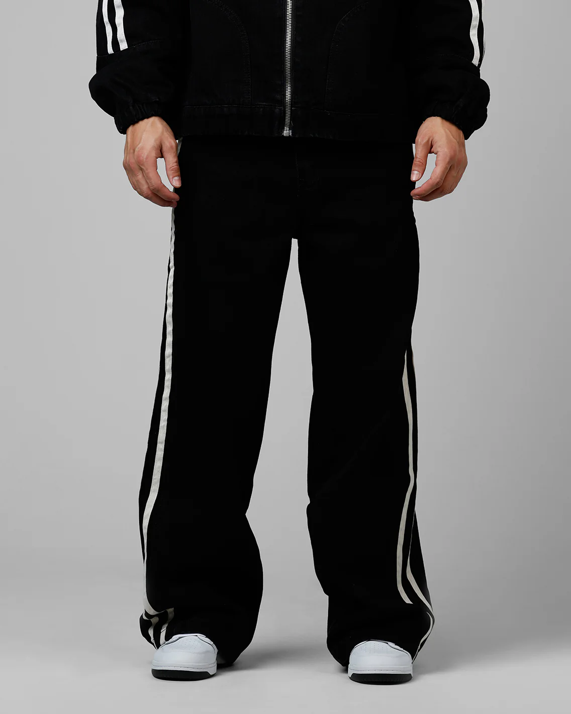 Track Star Denim Jeans Black