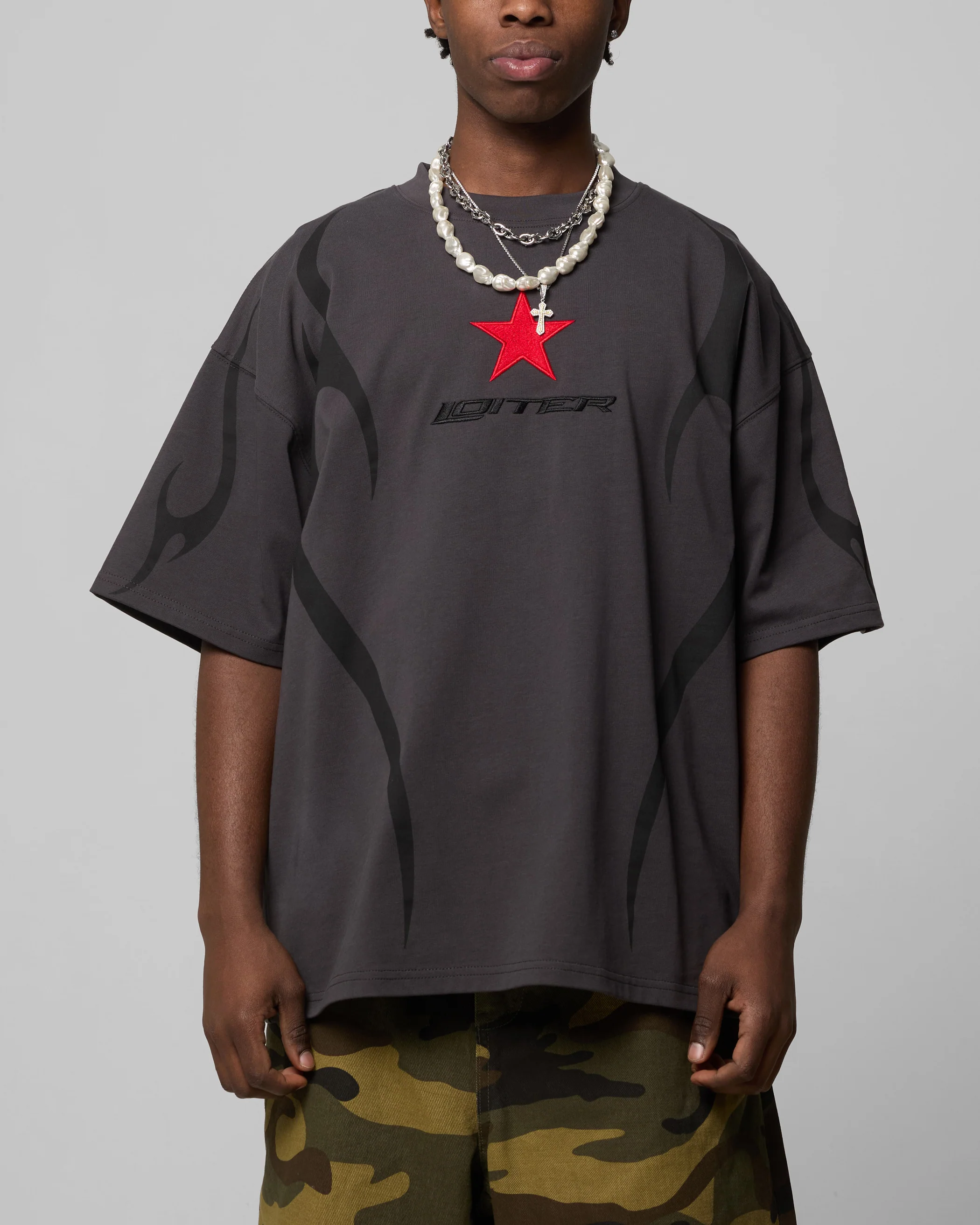Trackstar T-Shirt Charcoal