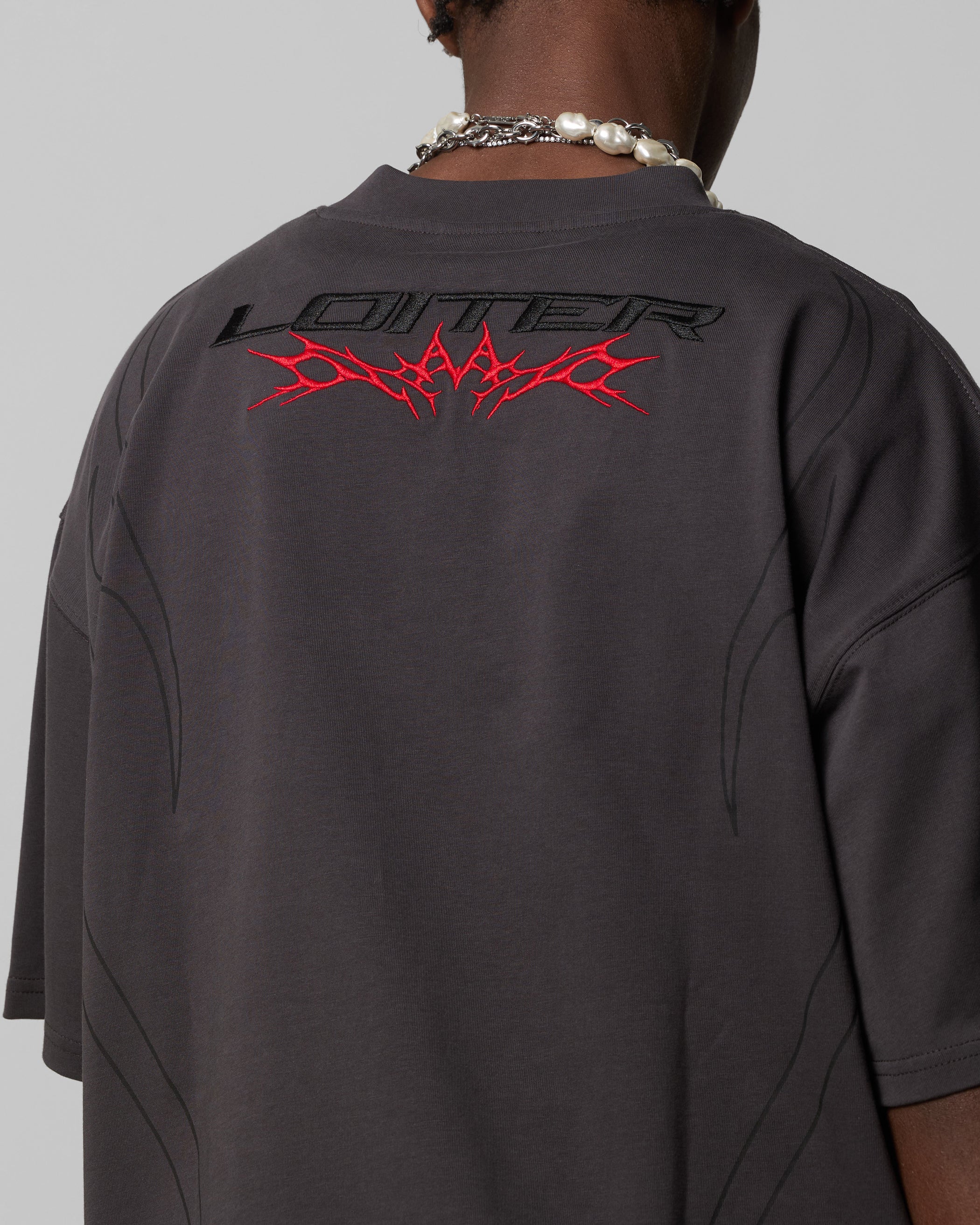Trackstar T-Shirt Charcoal - Image 8