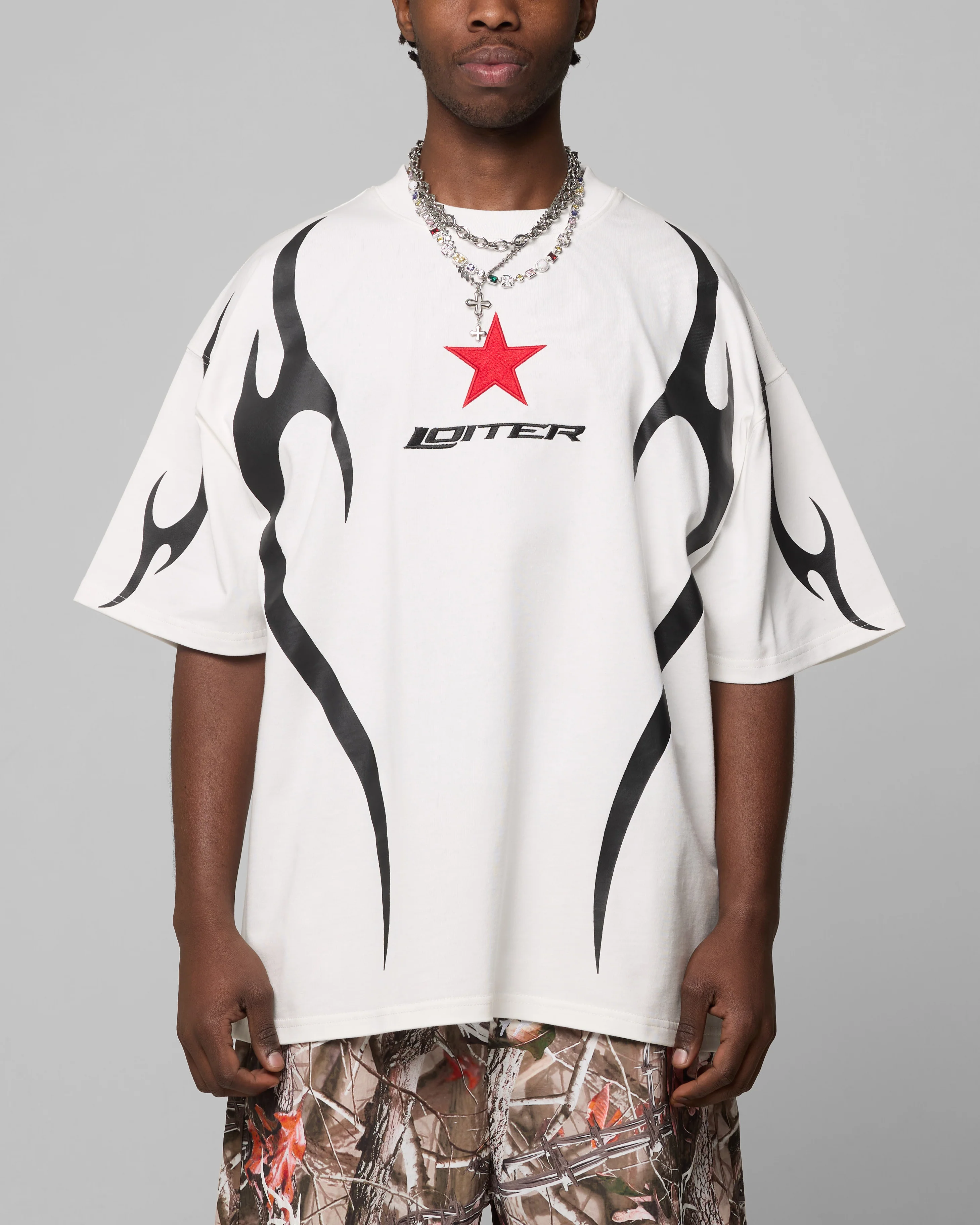 Trackstar T-Shirt Off White