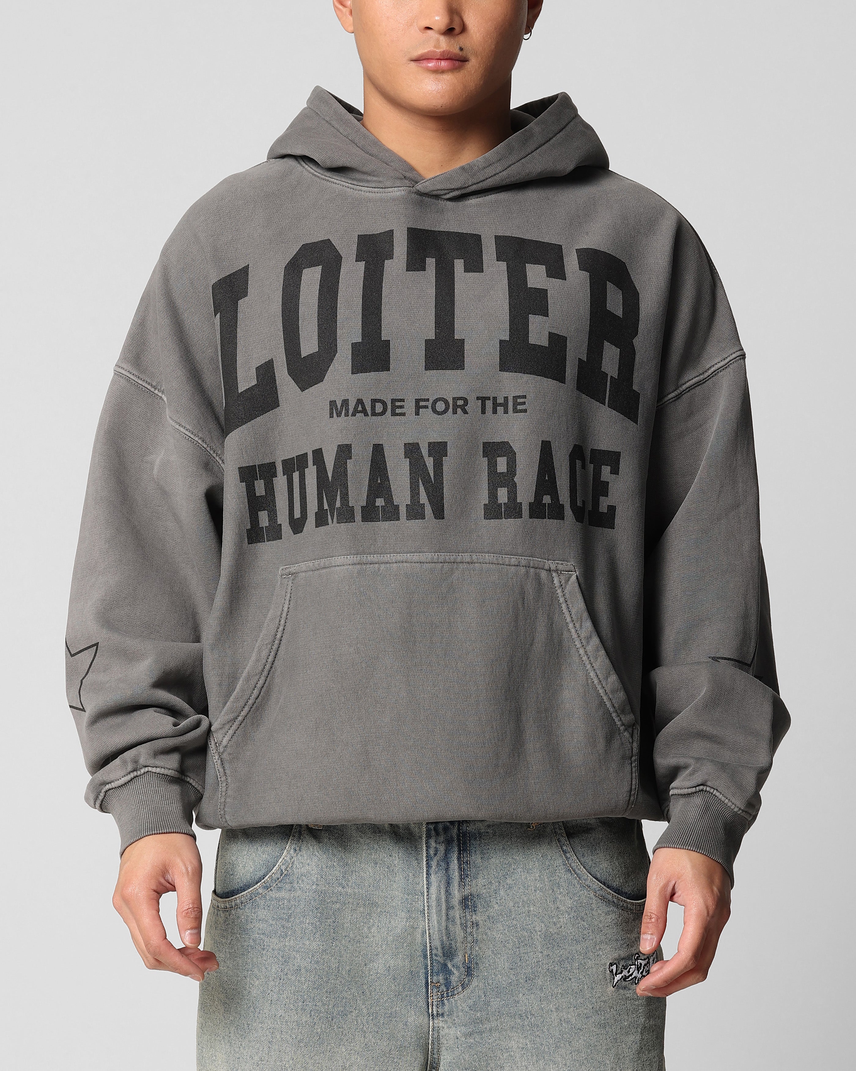 Training Day Hoodie Washed Charcoal