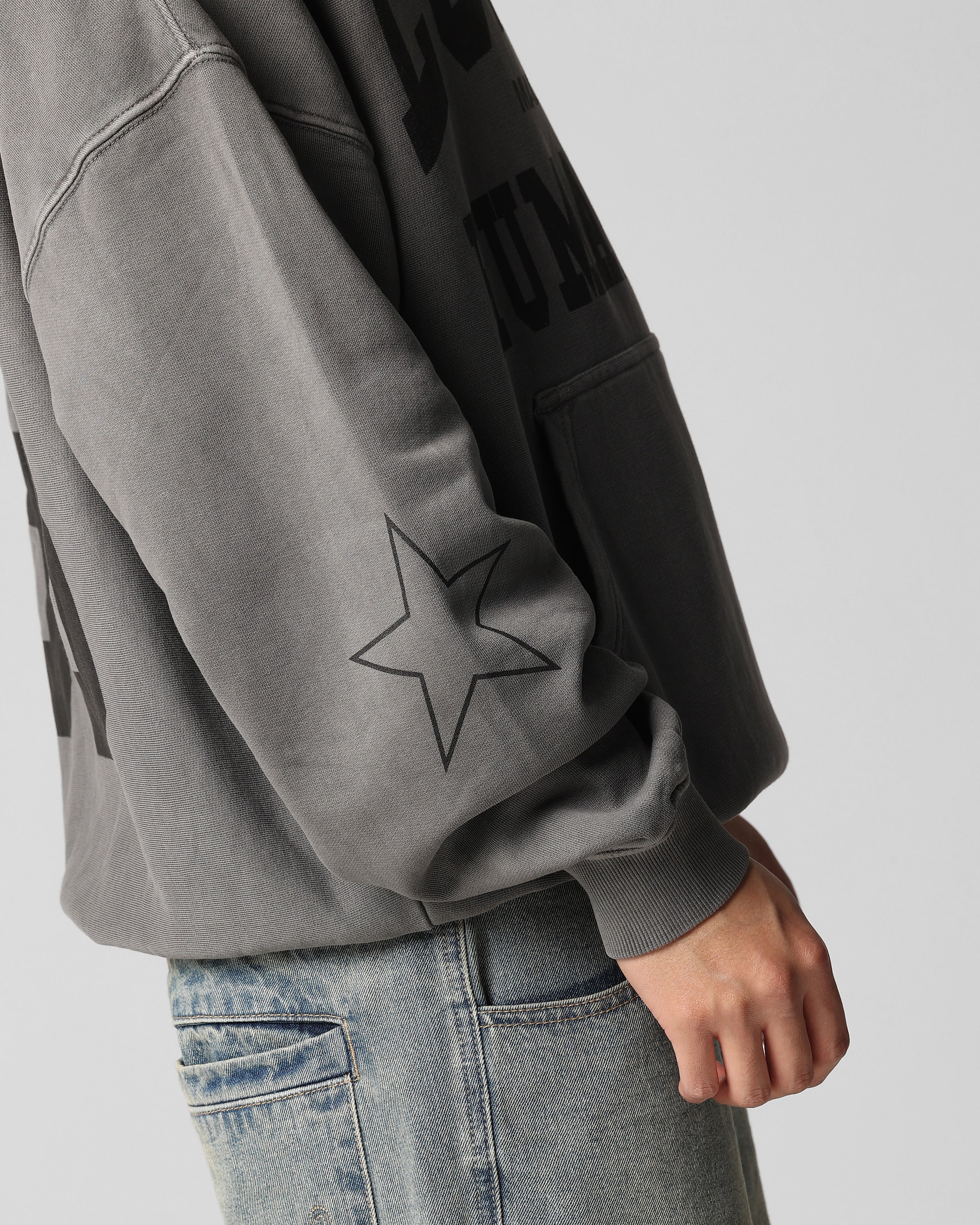 Training Day Hoodie Washed Charcoal - Image 6