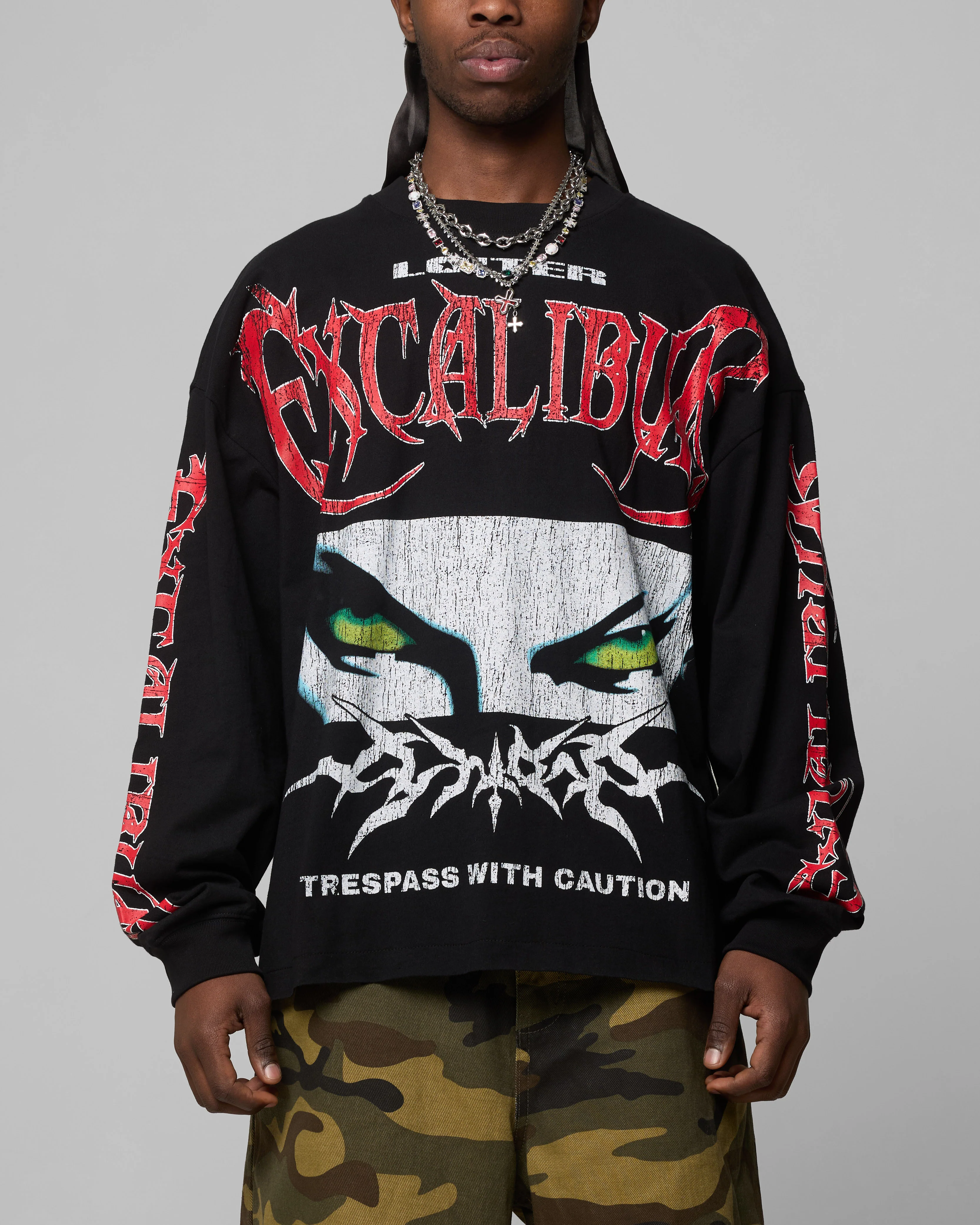 Trespass Long Sleeve T-Shirt Vintage Black