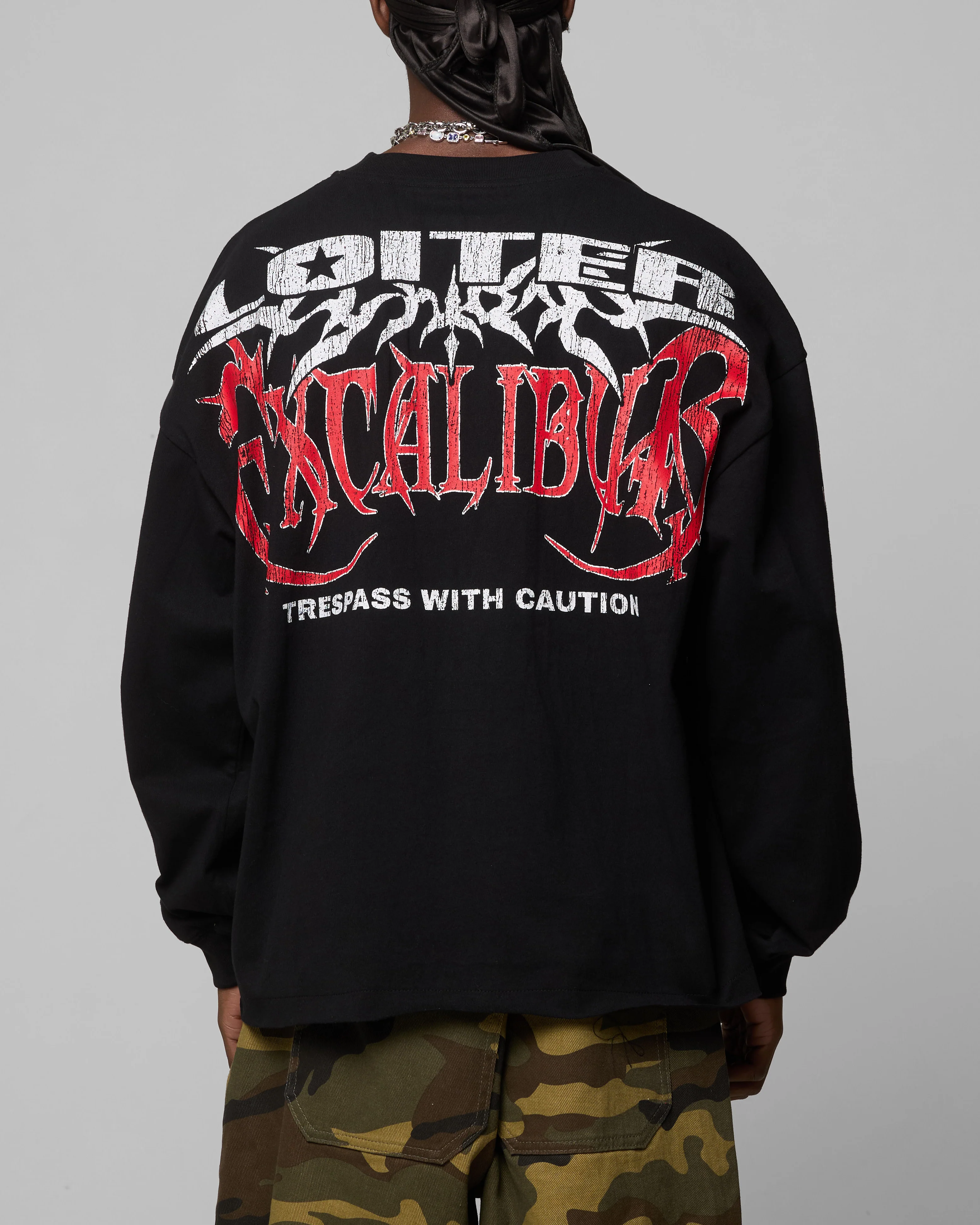 Trespass Long Sleeve T-Shirt Vintage Black - Image 2