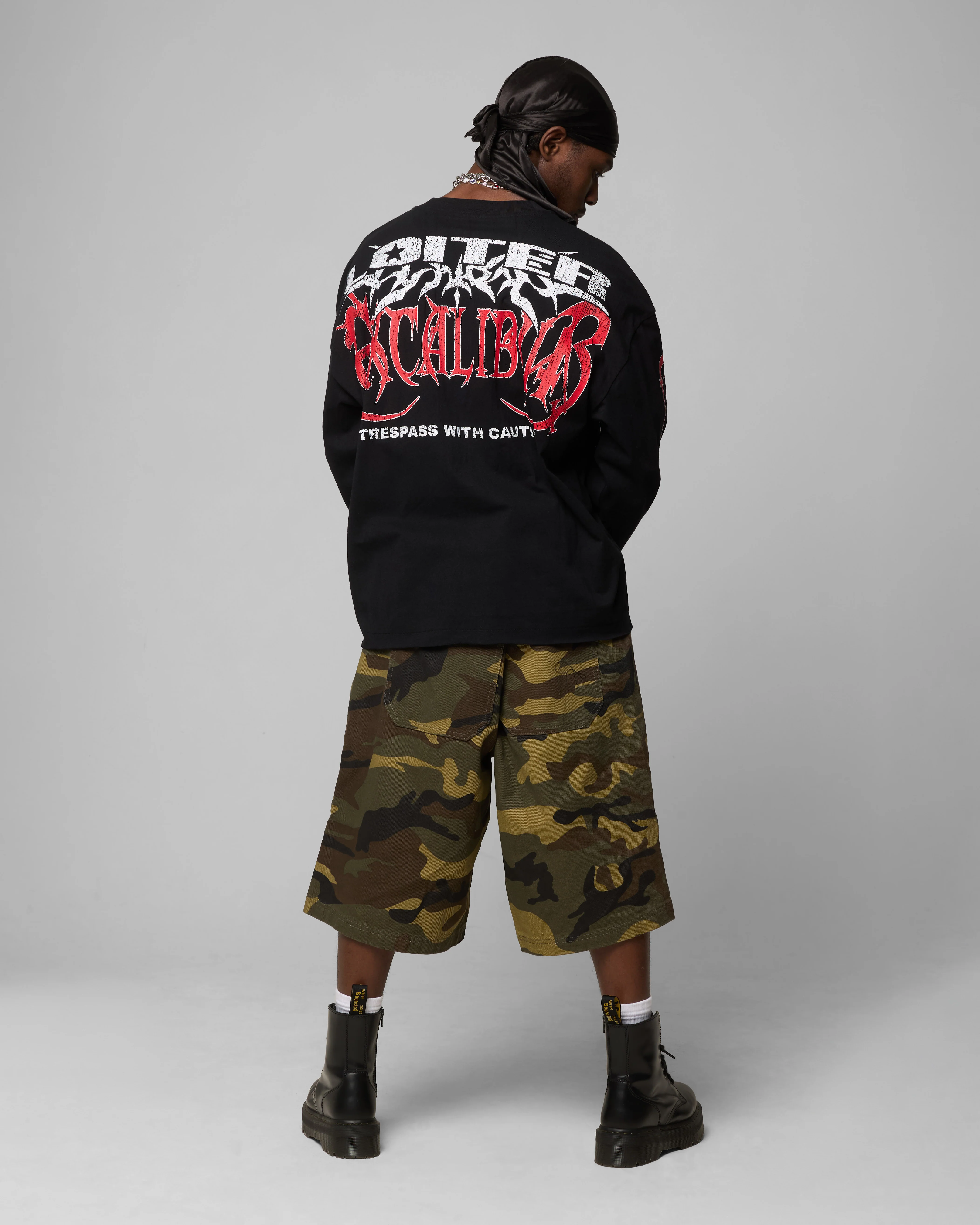 Trespass Long Sleeve T-Shirt Vintage Black - Image 3
