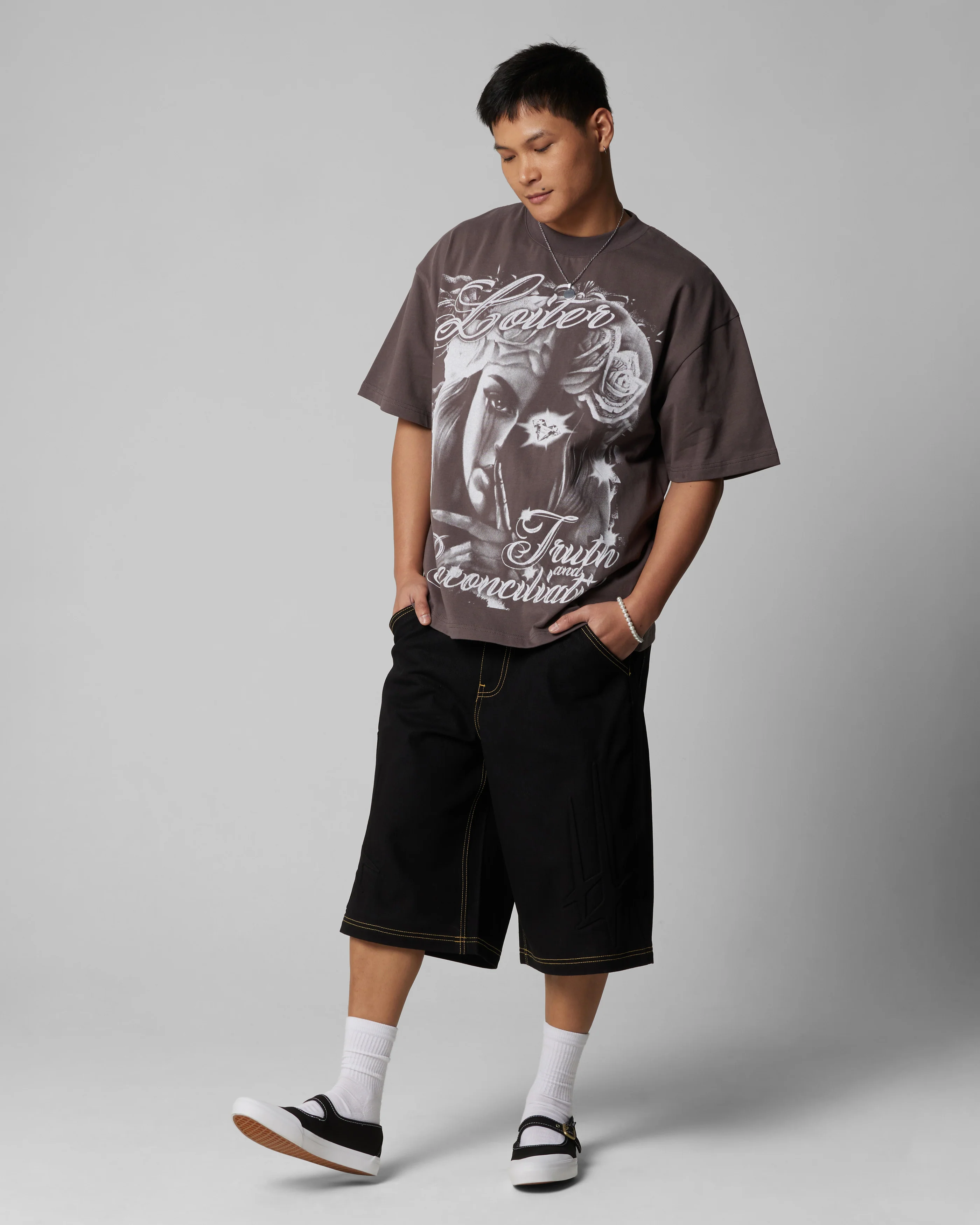 Truth And Reconciliation T-Shirt Charcoal