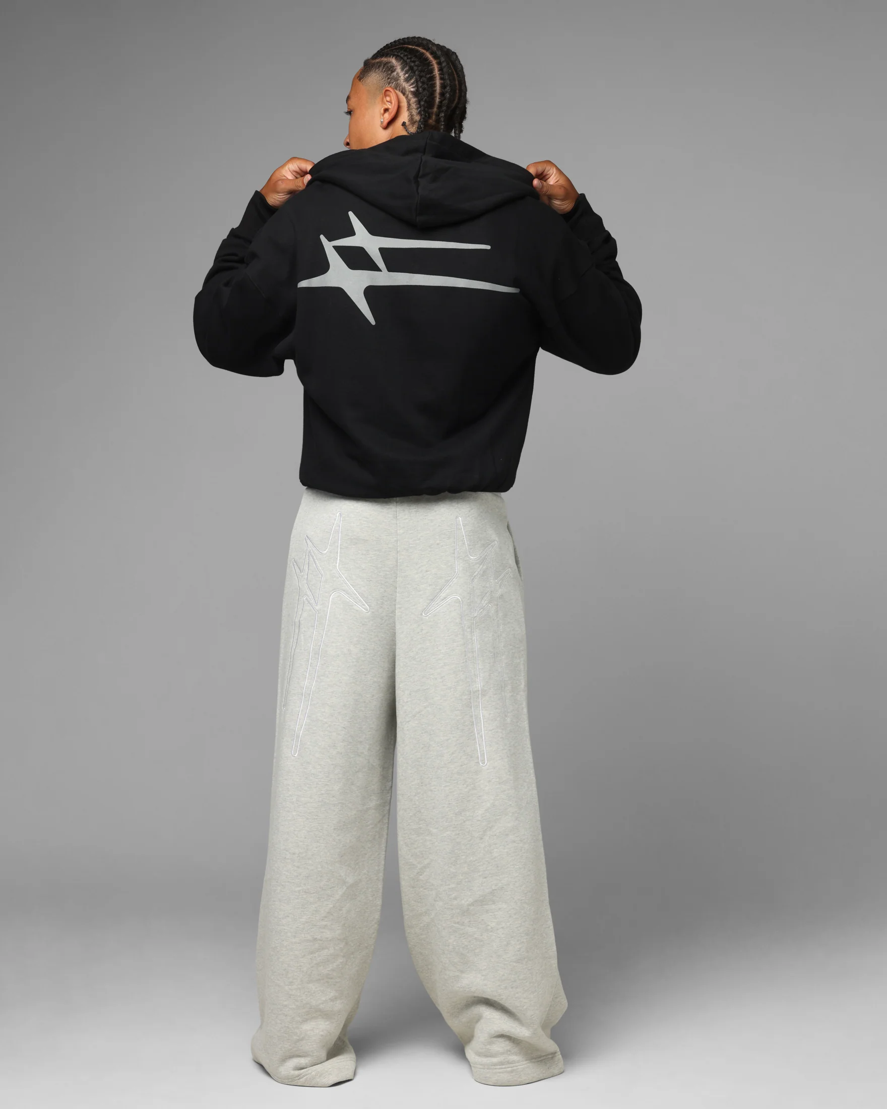 Loiter Hybrid Premium Hoodie Black - Image 4