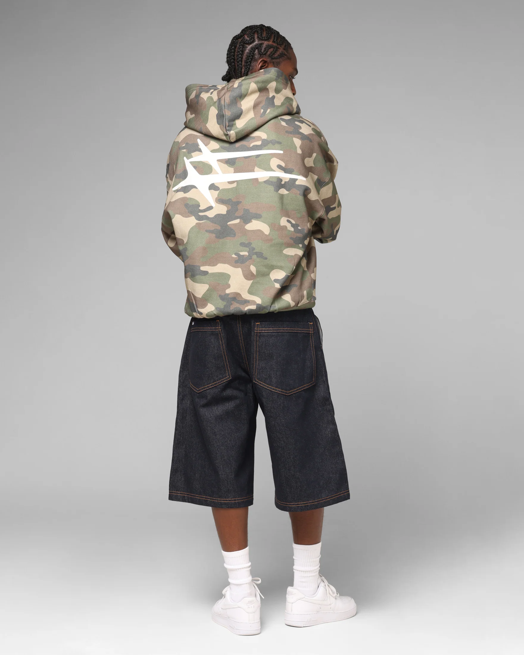 Loiter Hybrid Premium Hoodie Camo - Image 3