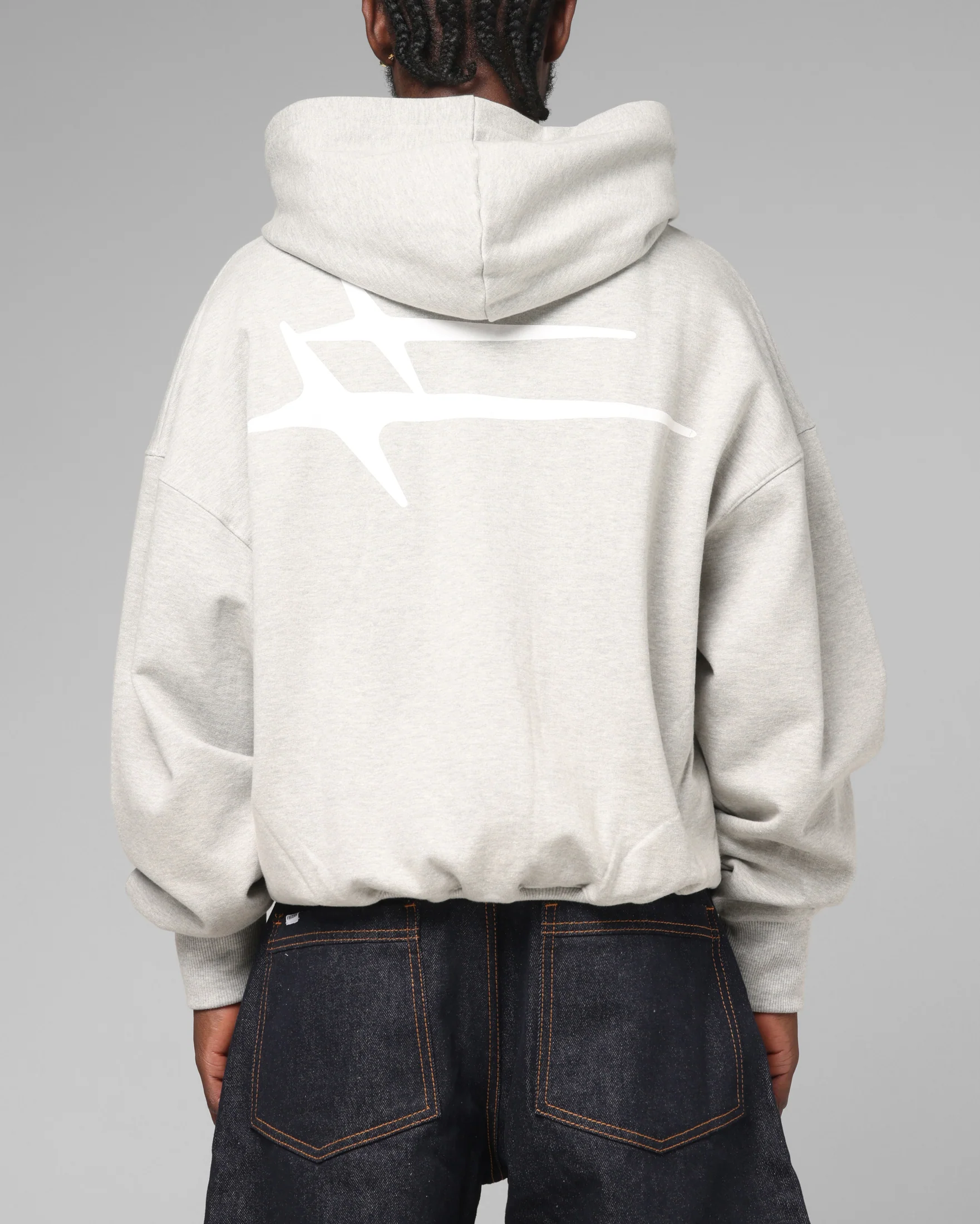 Loiter Hybrid Premium Hoodie Grey