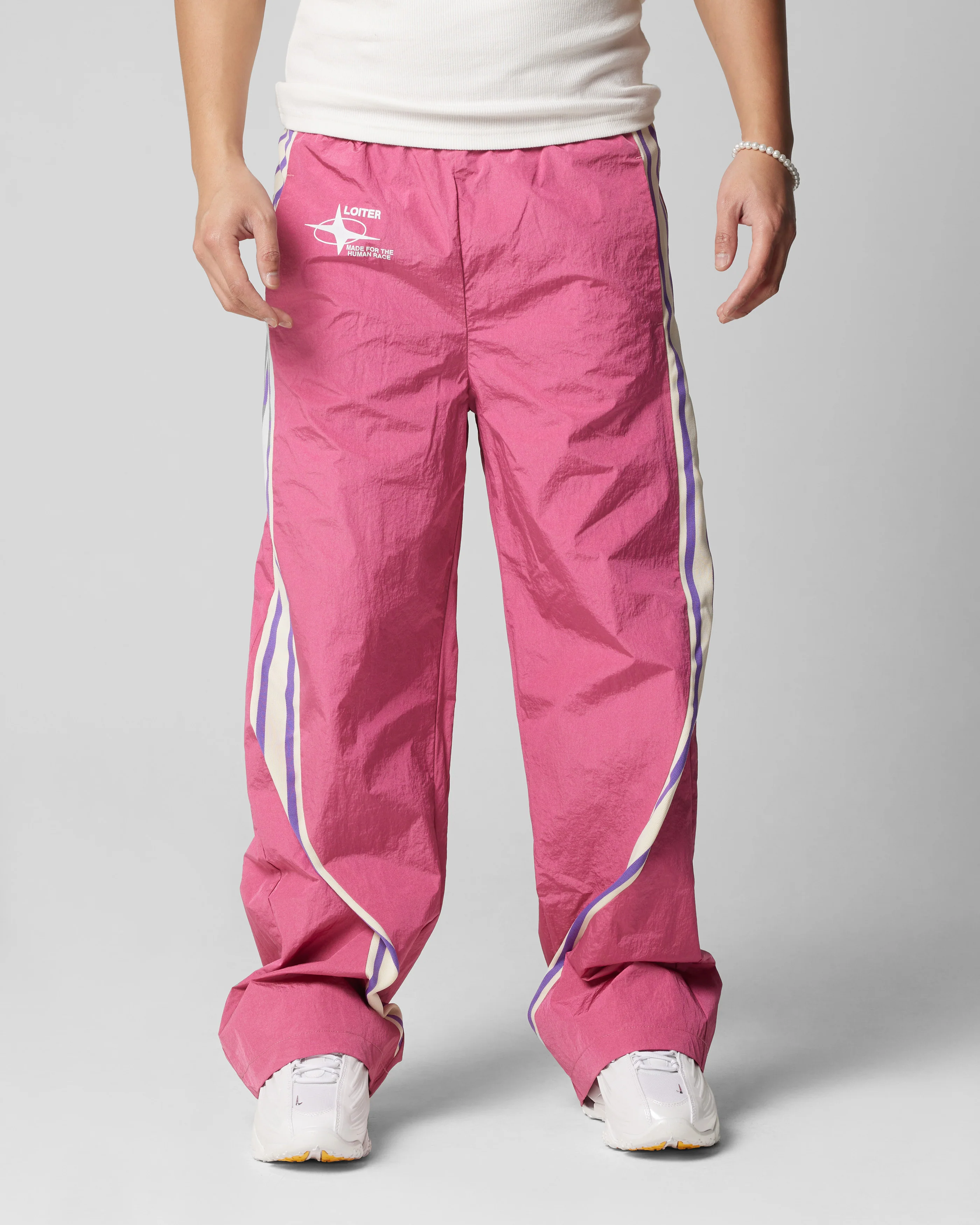 Wave Break Track Pants Pink