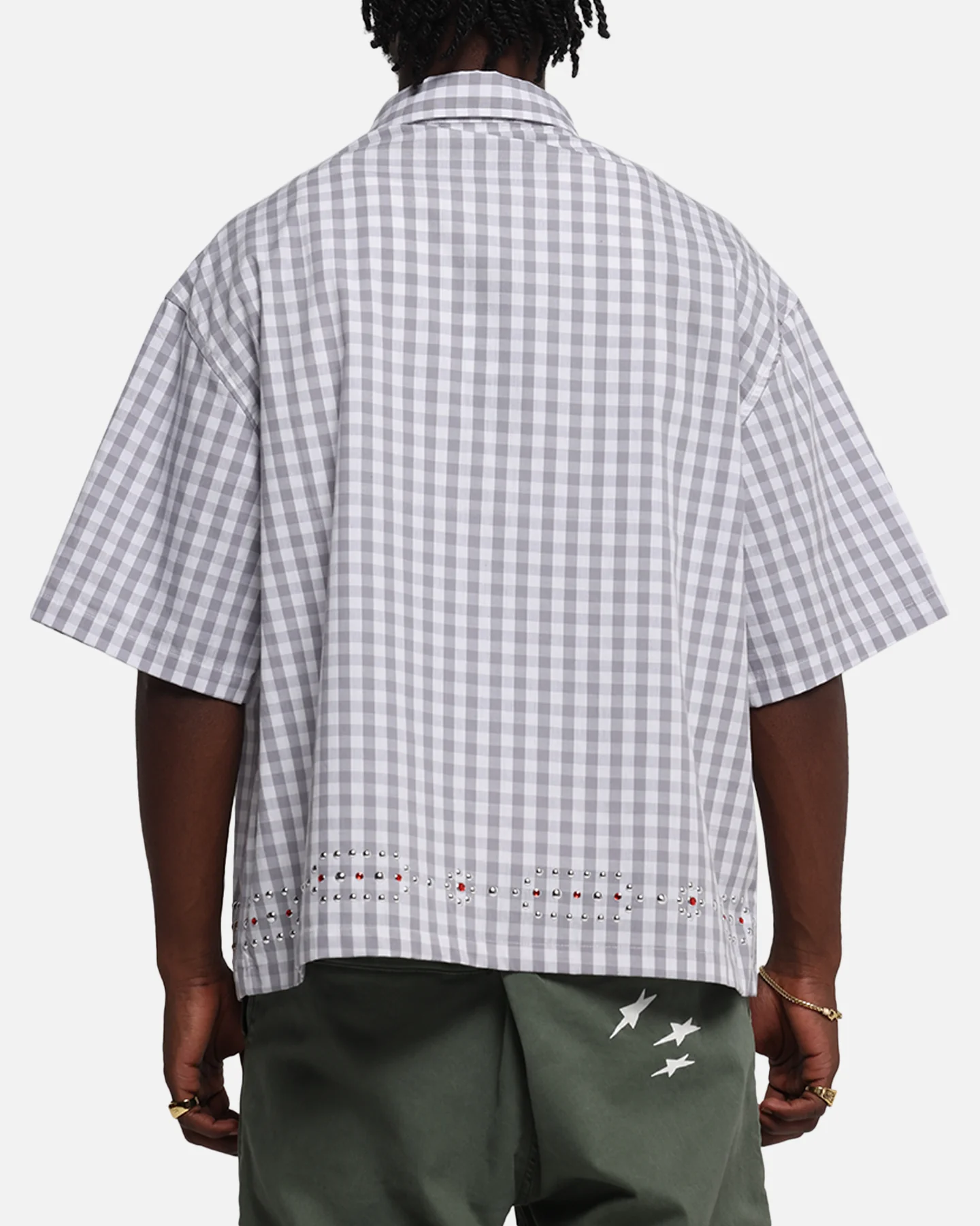 Loiter Western Button Up Shirt Check - Image 2