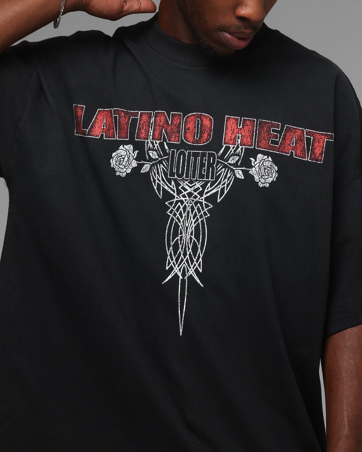 Loiter X WWE Eddie Guerrero Vintage T-Shirt Black - Image 8