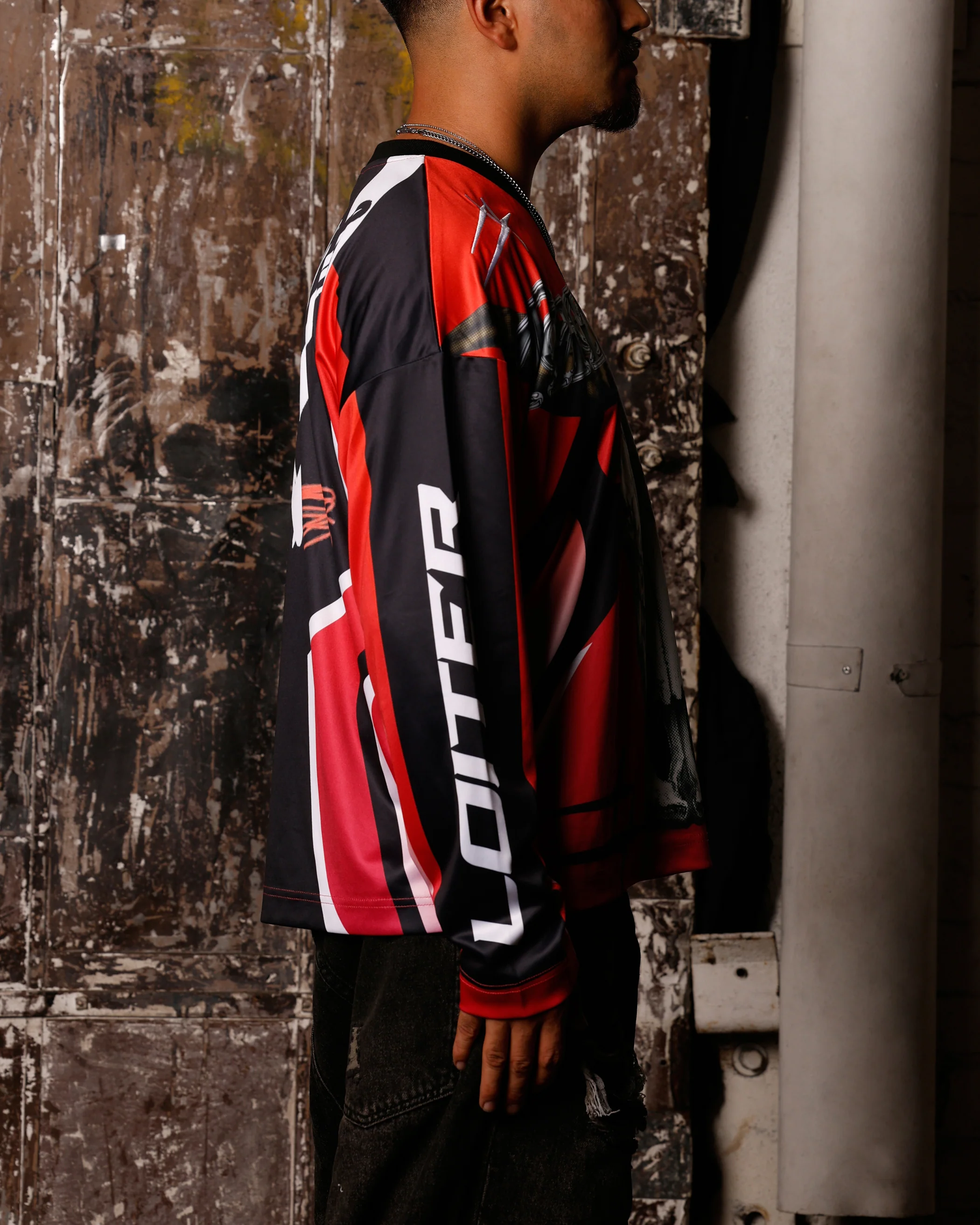 Loiter X WWE The Rock Motorcross Long Sleeve Jersey - Image 4