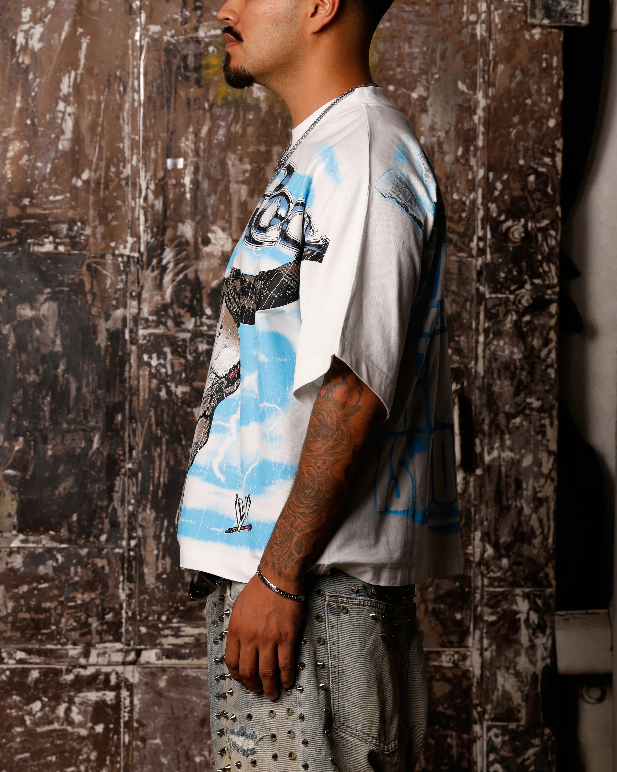 Loiter X WWE The Rock Vintage T-Shirt - Image 5