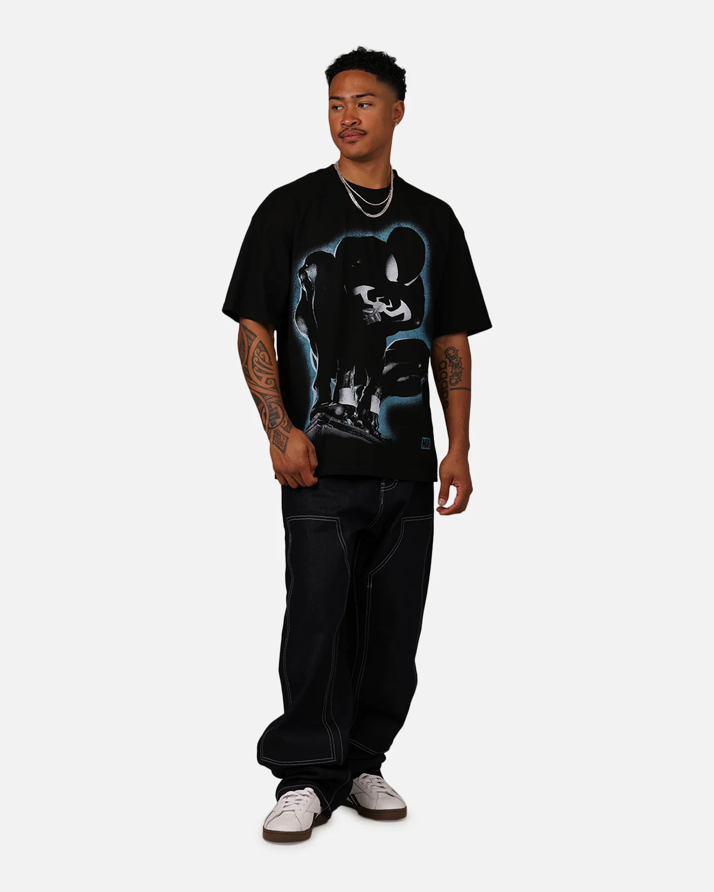 Marvel Spider-Man Symbiote T-Shirt Black - Image 3